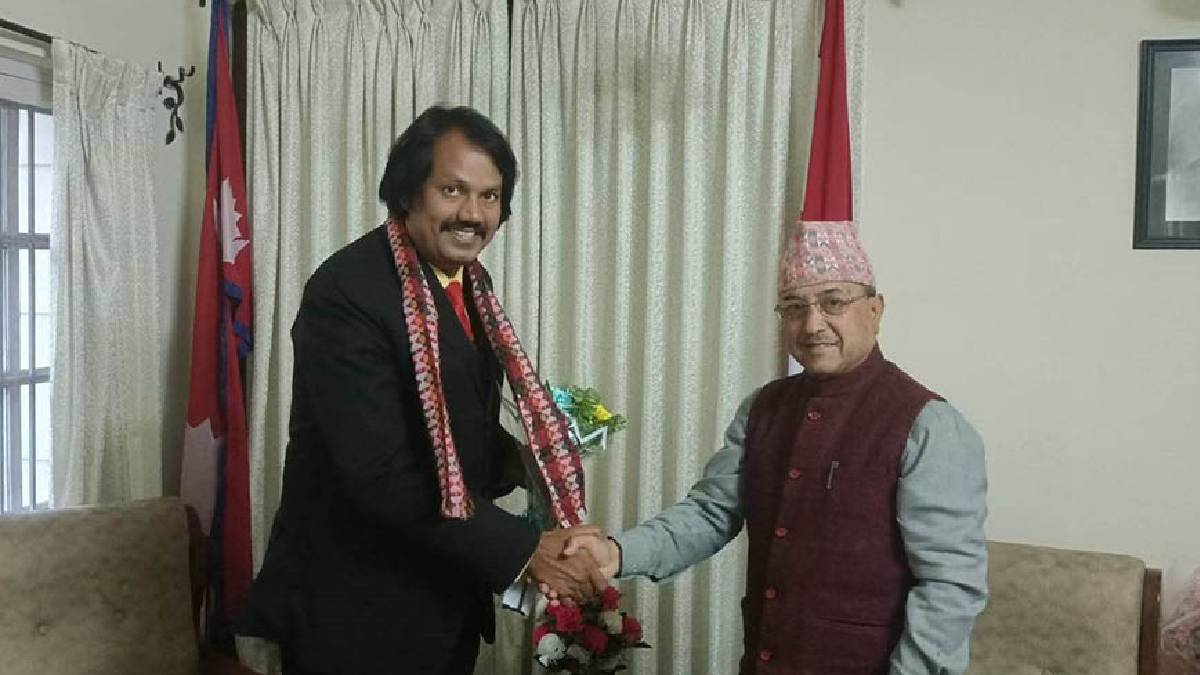 उपसभापति खड्का र अध्यक्ष राउतबीच भेटवार्ता